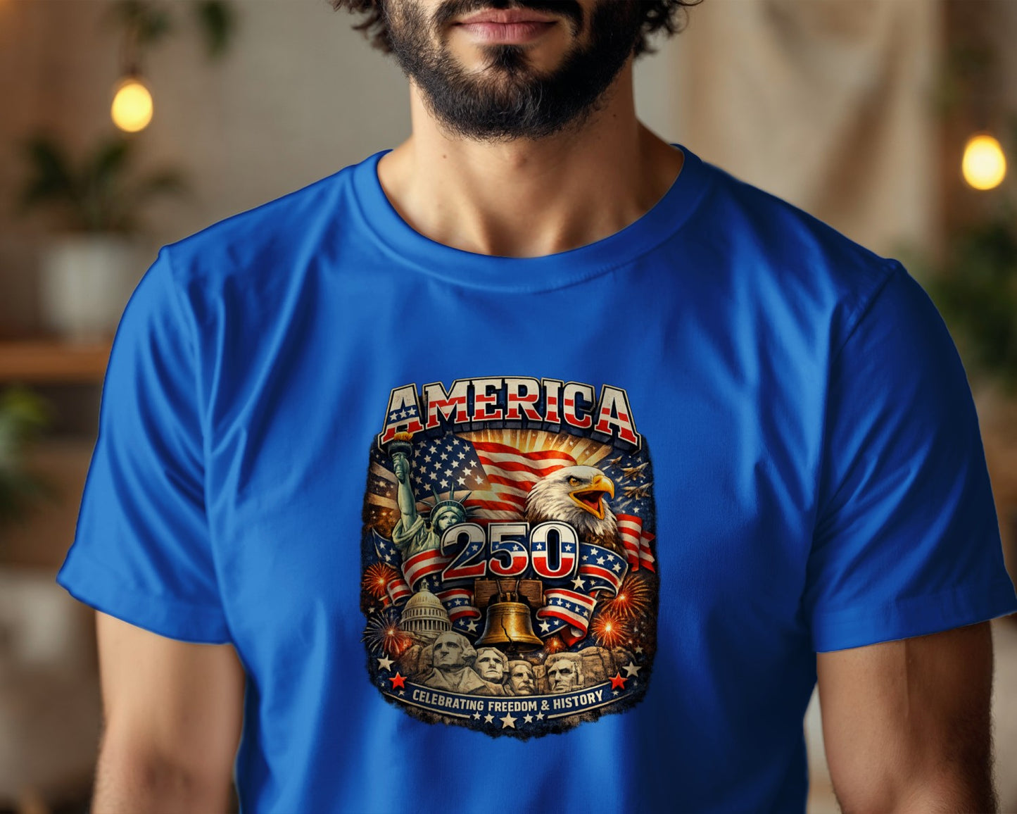 America 250 Eagle T-Shirt- 1776–2026 Patriotic USA Tee