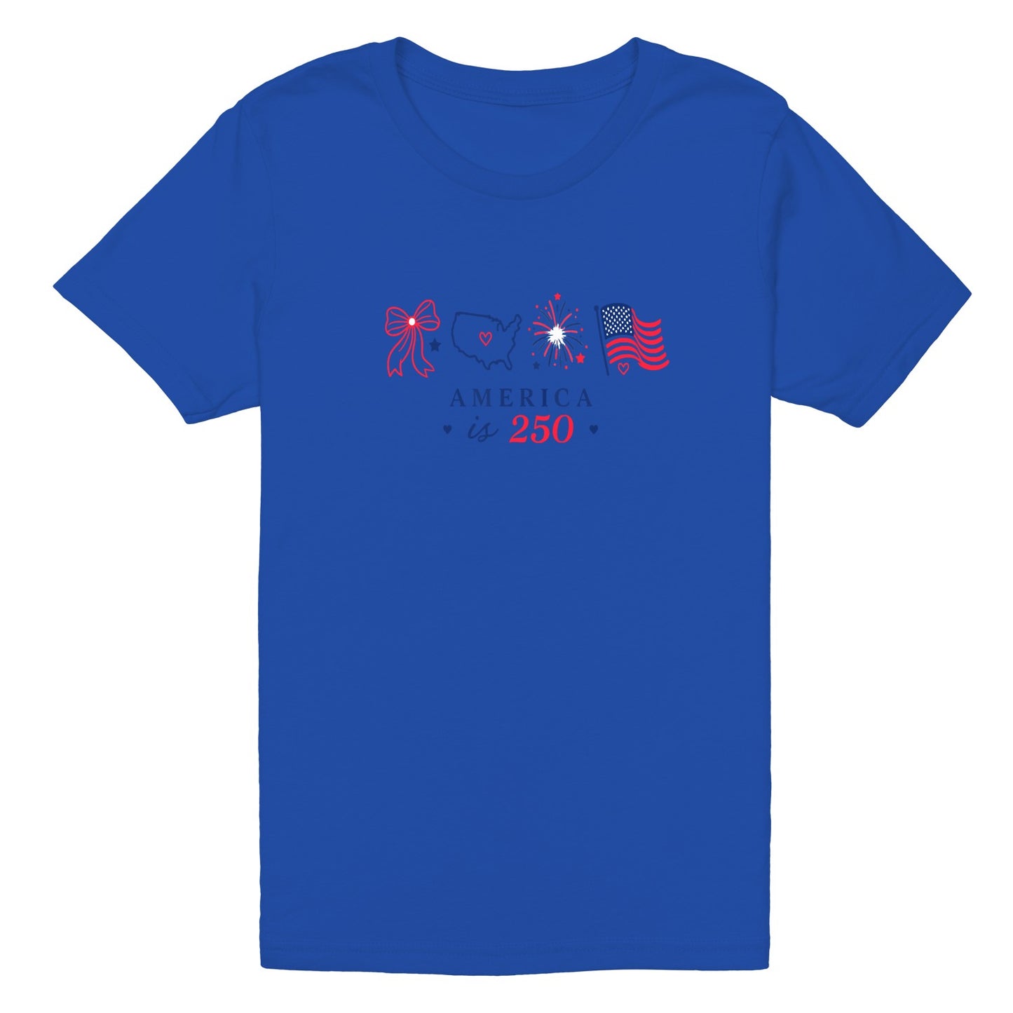 "America 250 Independent Day Graphic T-Shirt" veya "Freedom 250 Unisex Tee"