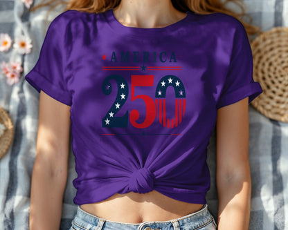 Celebrate America's 250th Anniversary with this patriotic youth t-shirt. Perfect