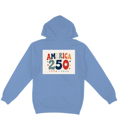 America 250 Kids Hoodie – Patriotic USA 250th Anniversary Sweatshirt for Boys & Girls