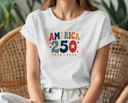 America 250 Women's Eagle Freedom Shirt – 1776–2026