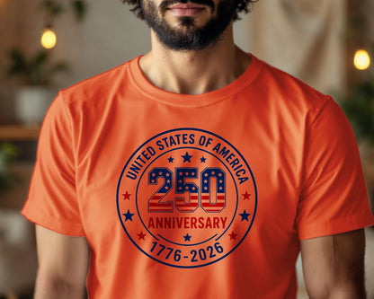 America 250 Youth Patriotic T-Shirt