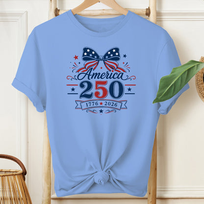 "America 250 Independent Day Graphic T-Shirt" veya "Freedom 250 Unisex Tee"