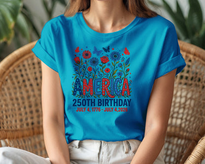 "America 250 Independent Day Graphic T-Shirt"