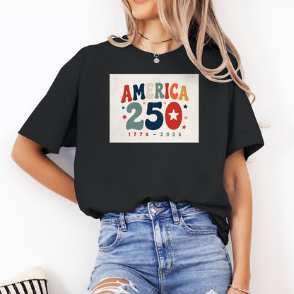America 250 Women's Eagle Freedom Shirt – 1776–2026