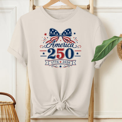 "America 250 Independent Day Graphic T-Shirt" veya "Freedom 250 Unisex Tee"