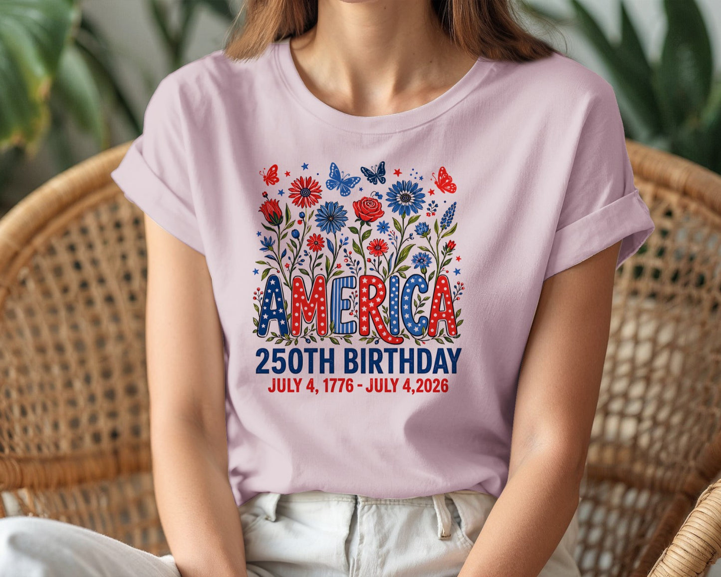 "America 250 Independent Day Graphic T-Shirt"