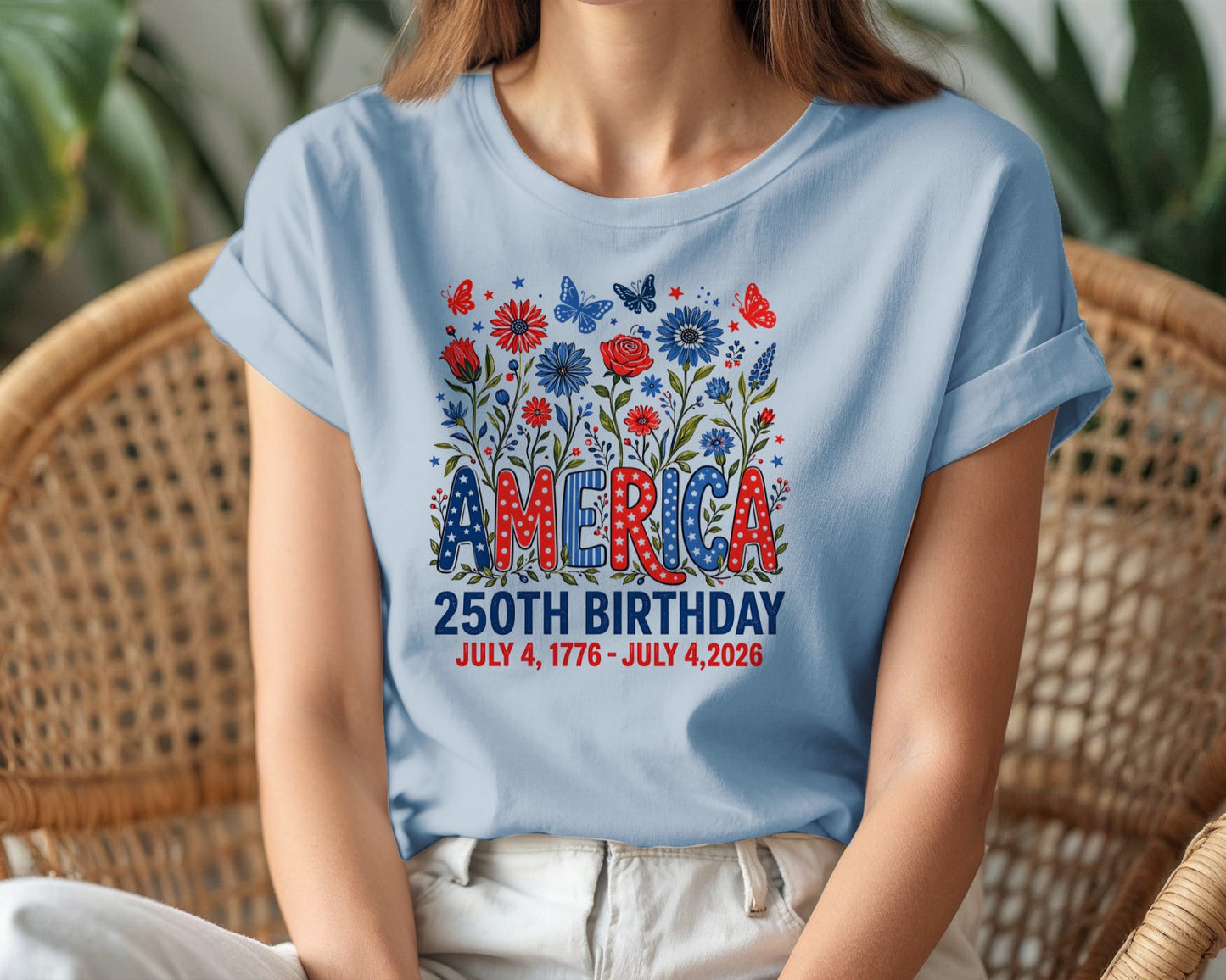 "America 250 Independent Day Graphic T-Shirt"