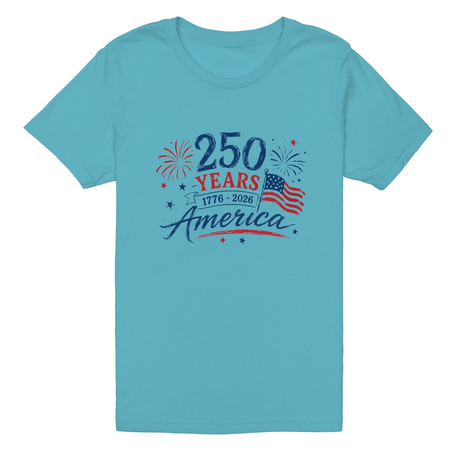 "America 250 Independent Day Graphic T-Shirt" veya "Freedom 250 Unisex Tee"