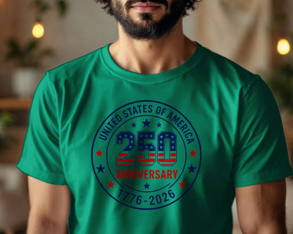 America 250 Youth Patriotic T-Shirt