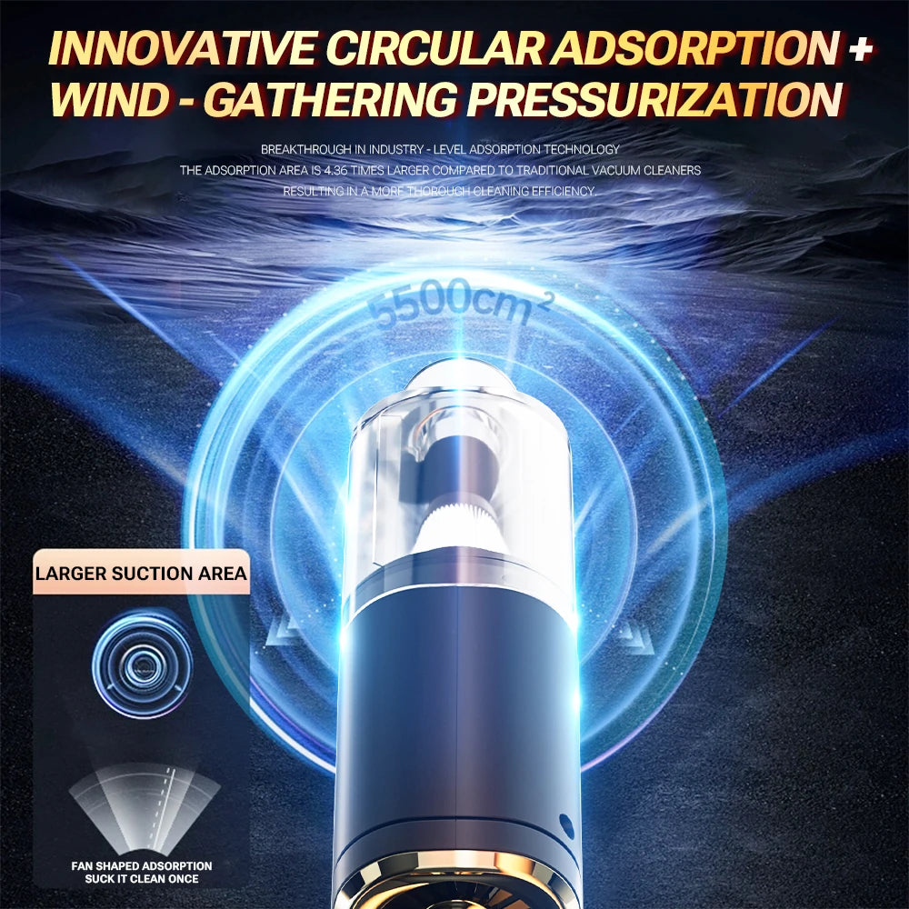 Cordless car vacuum – features