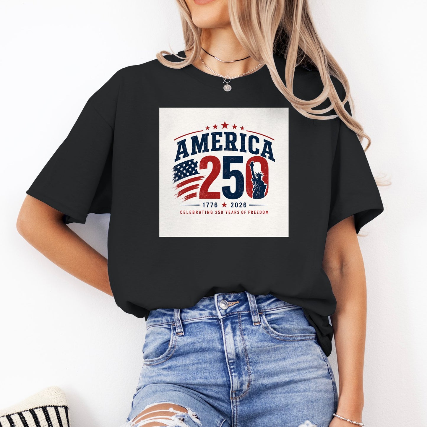 America 250 Women's Eagle Freedom T-Shirt – 1776–2026