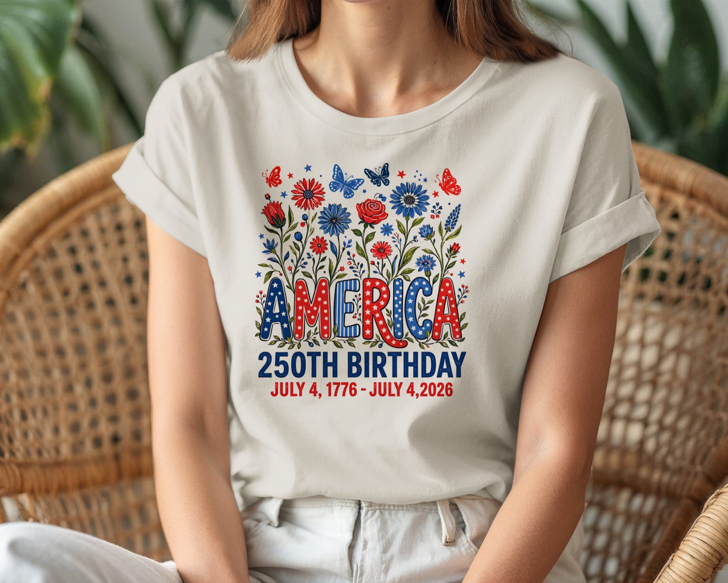 "America 250 Independent Day Graphic T-Shirt"