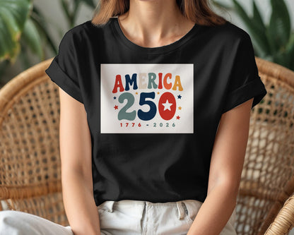 America 250 Women's Eagle Freedom Shirt – 1776–2026
