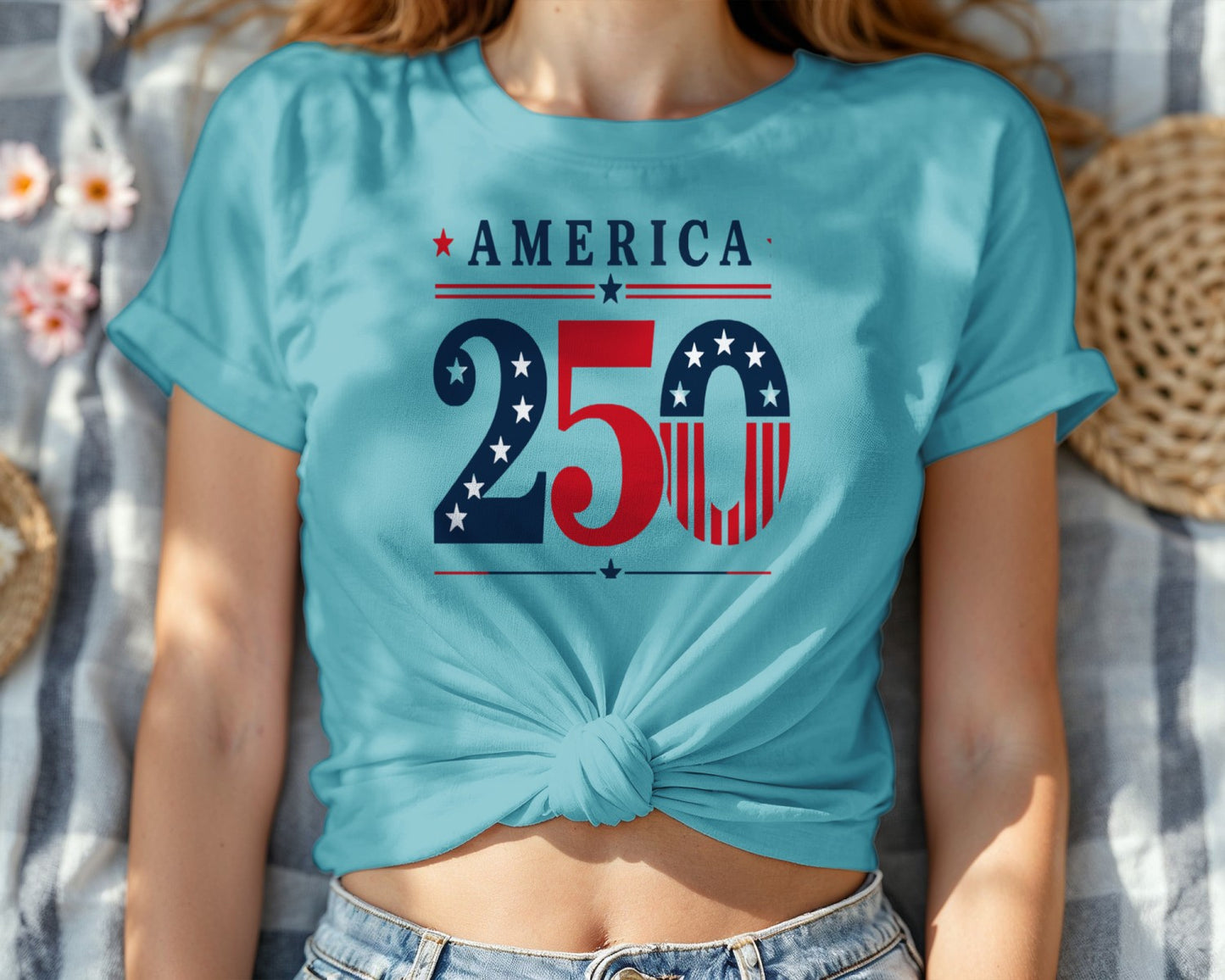 Main product image for Celebrate America's 250th Anniversary with this patriotic youth t-shirt. Perfect