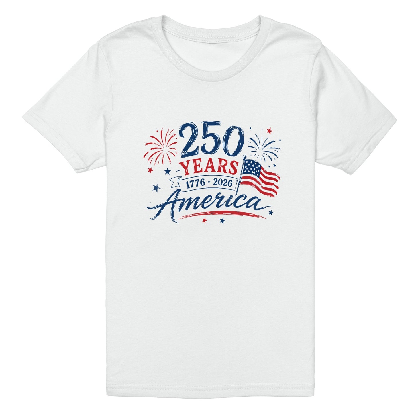 "America 250 Independent Day Graphic T-Shirt" veya "Freedom 250 Unisex Tee"