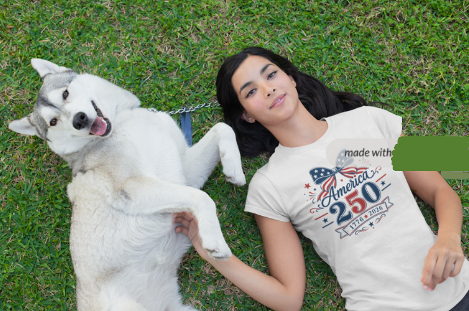 "America 250 Independent Day Graphic T-Shirt" veya "Freedom 250 Unisex Tee"