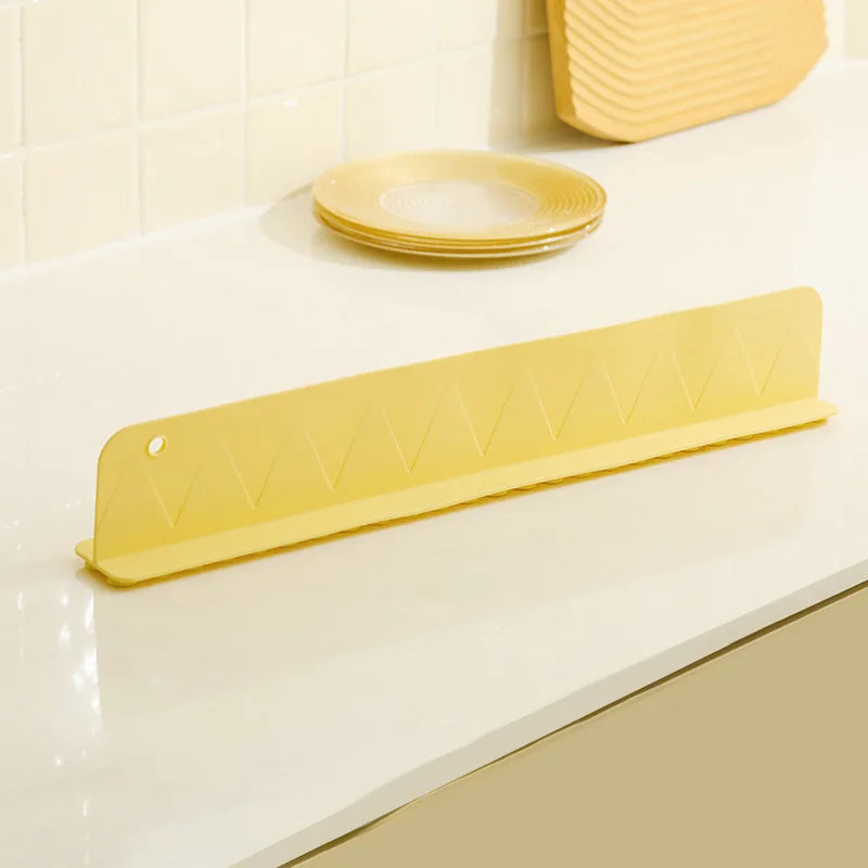 Premium Silicone Sink Splash Guard - Suction Cup Water Baffle for Kitchen & Bathroom