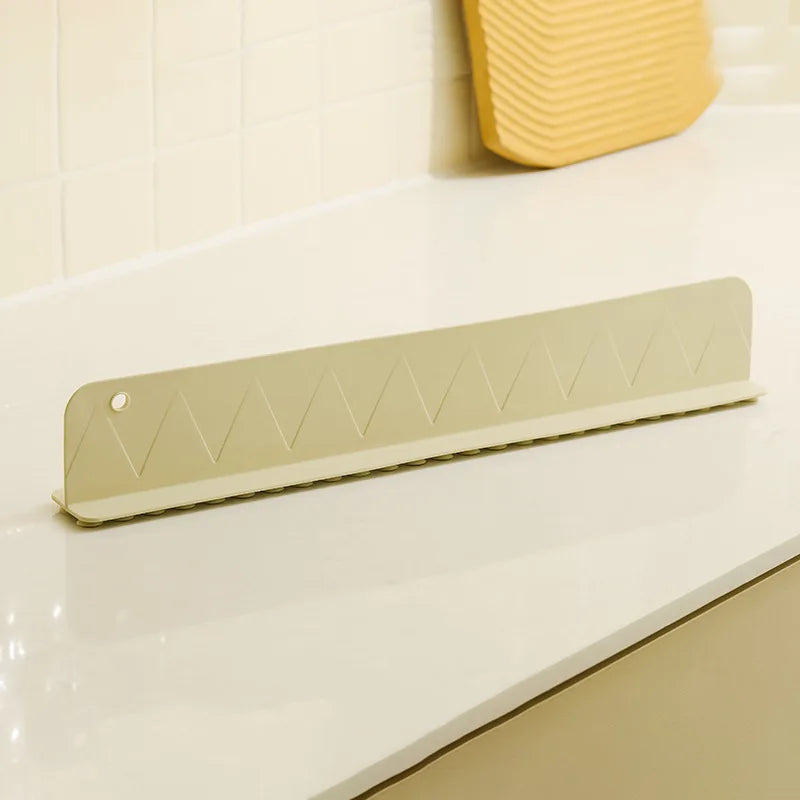 Premium Silicone Sink Splash Guard - Suction Cup Water Baffle for Kitchen & Bathroom