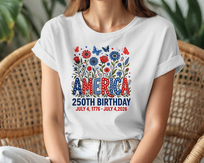 "America 250 Independent Day Graphic T-Shirt"