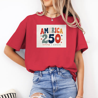 America 250 Women's Eagle Freedom Shirt – 1776–2026