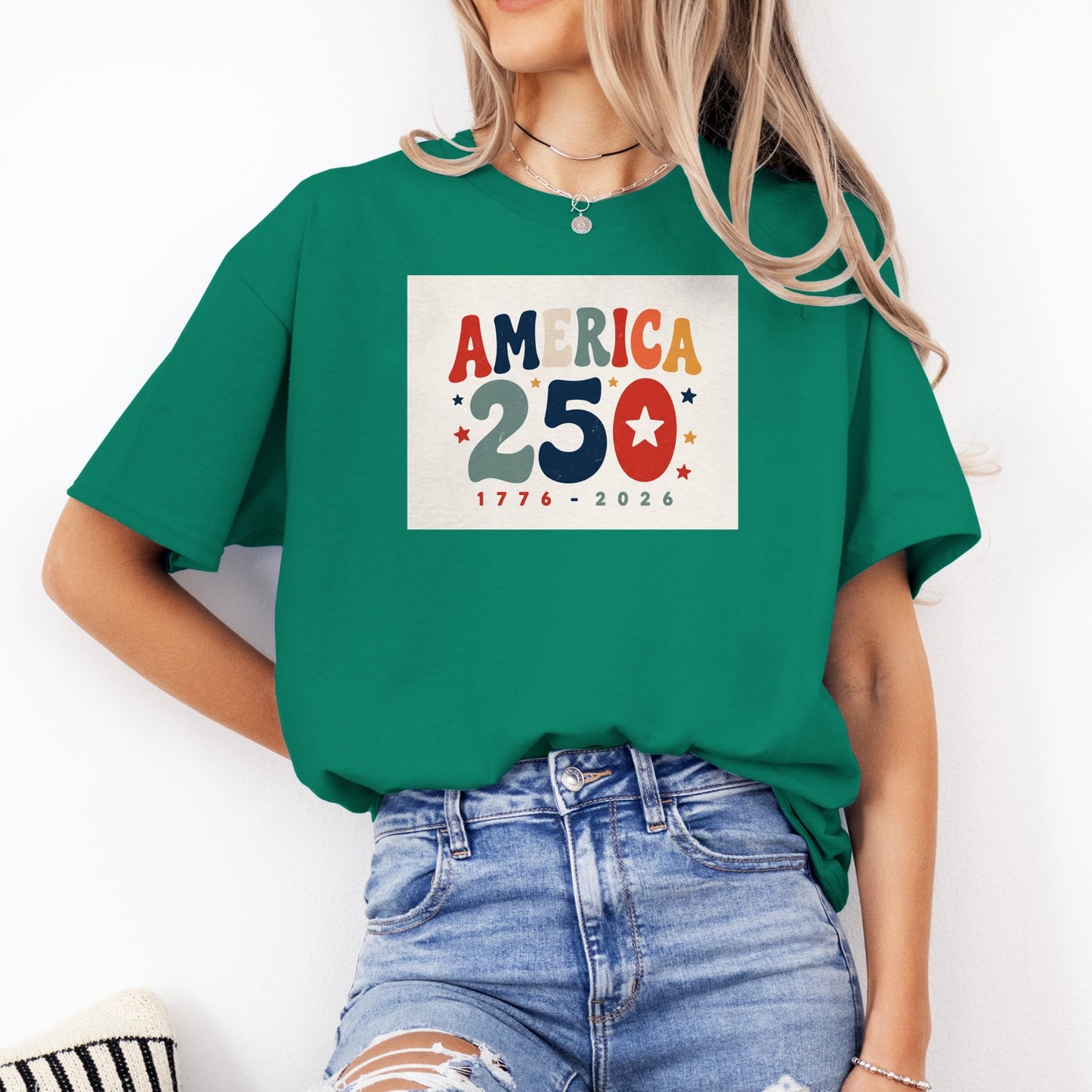 America 250 Women's Eagle Freedom Shirt – 1776–2026