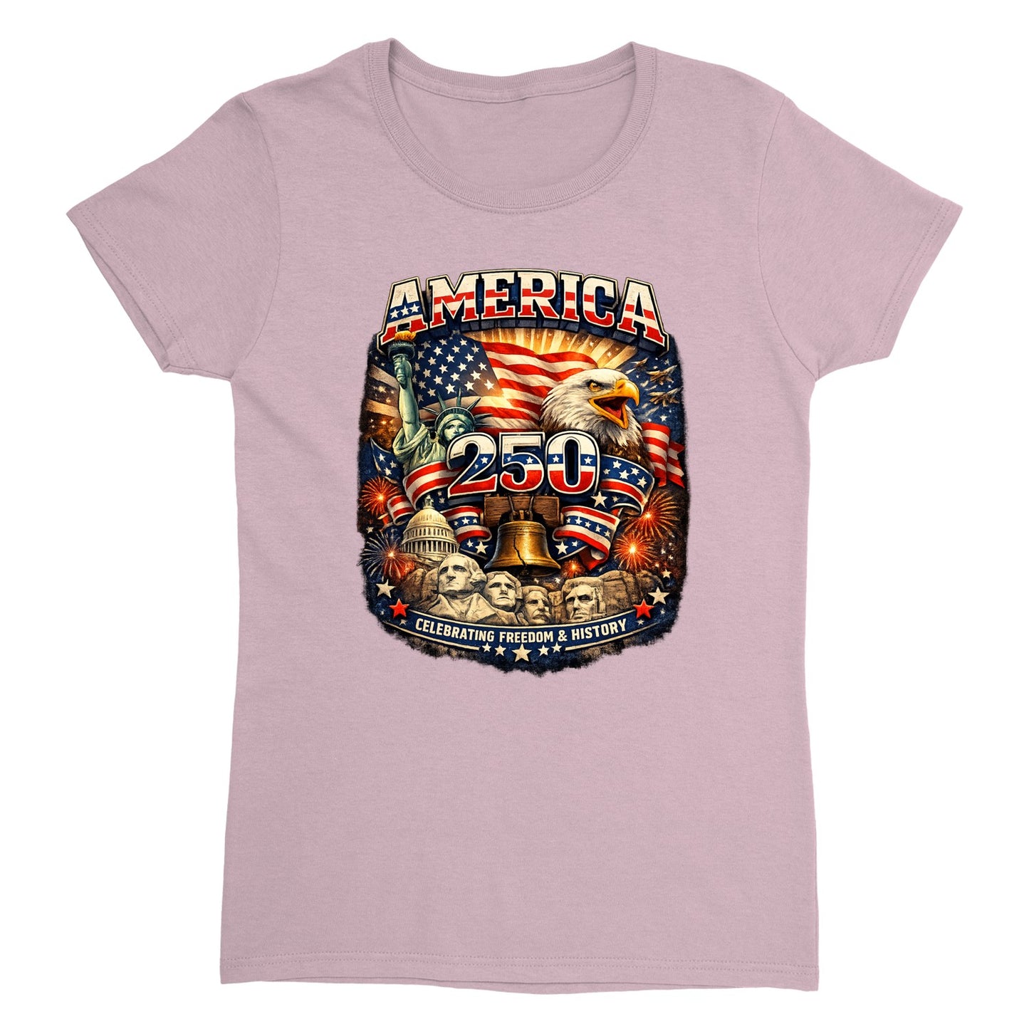 America 250 Patriotic Eagle Tee – 250 Years of America