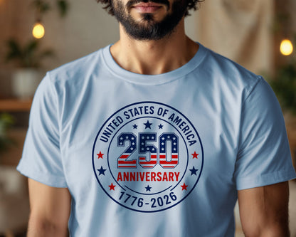 America 250 Youth Patriotic T-Shirt