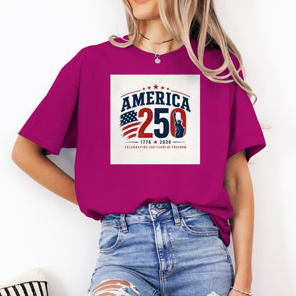 America 250 Women's Eagle Freedom T-Shirt – 1776–2026
