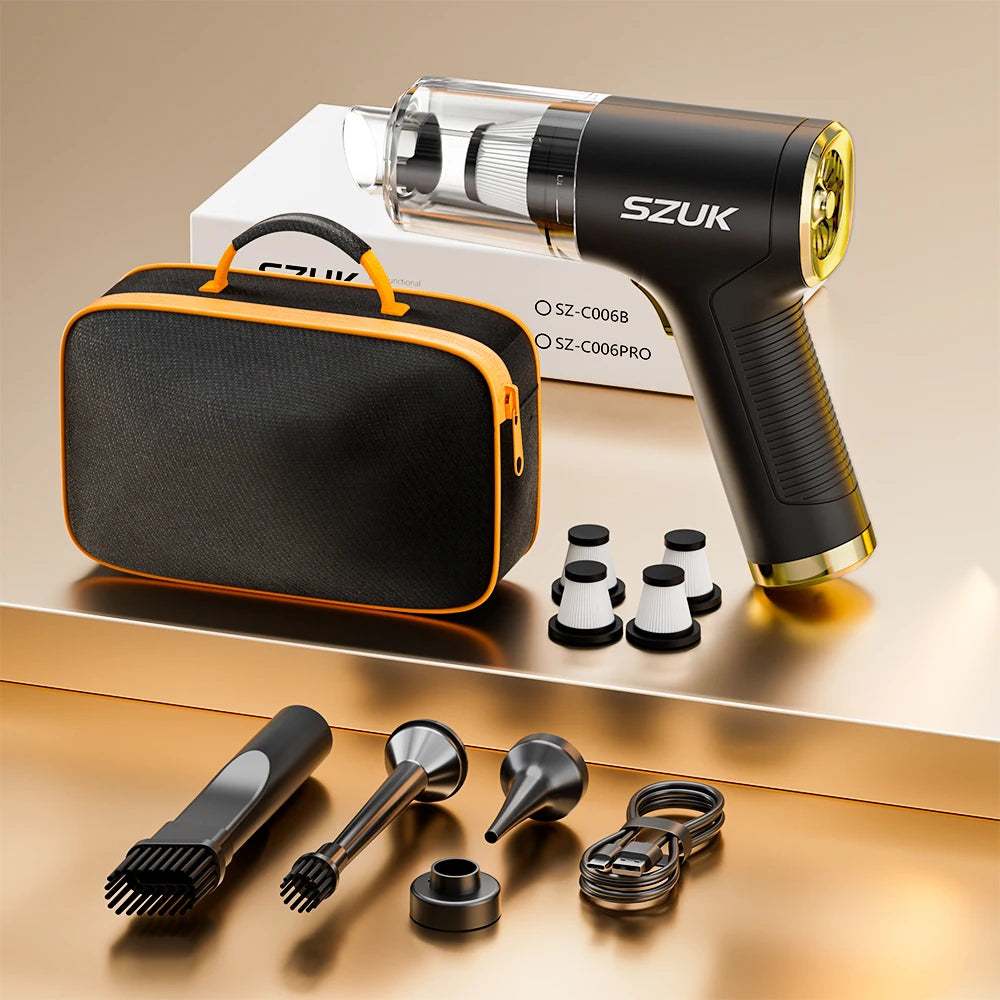Handheld car vacuum – in the box