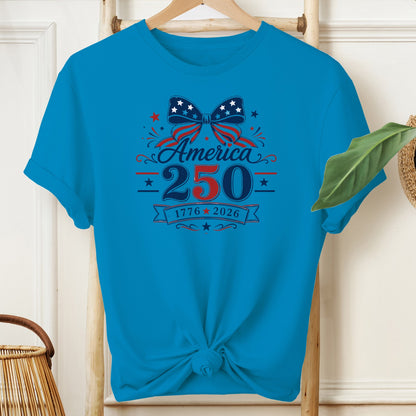 "America 250 Independent Day Graphic T-Shirt" veya "Freedom 250 Unisex Tee"