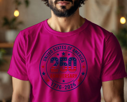 America 250 Youth Patriotic T-Shirt