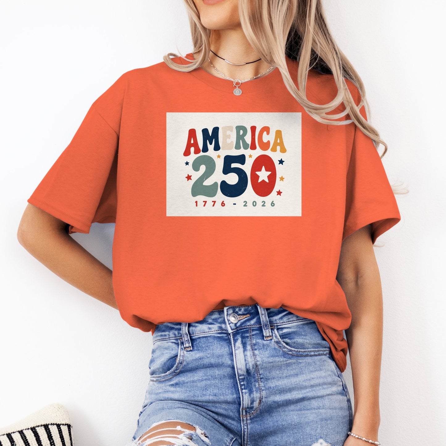 America 250 Women's Eagle Freedom Shirt – 1776–2026
