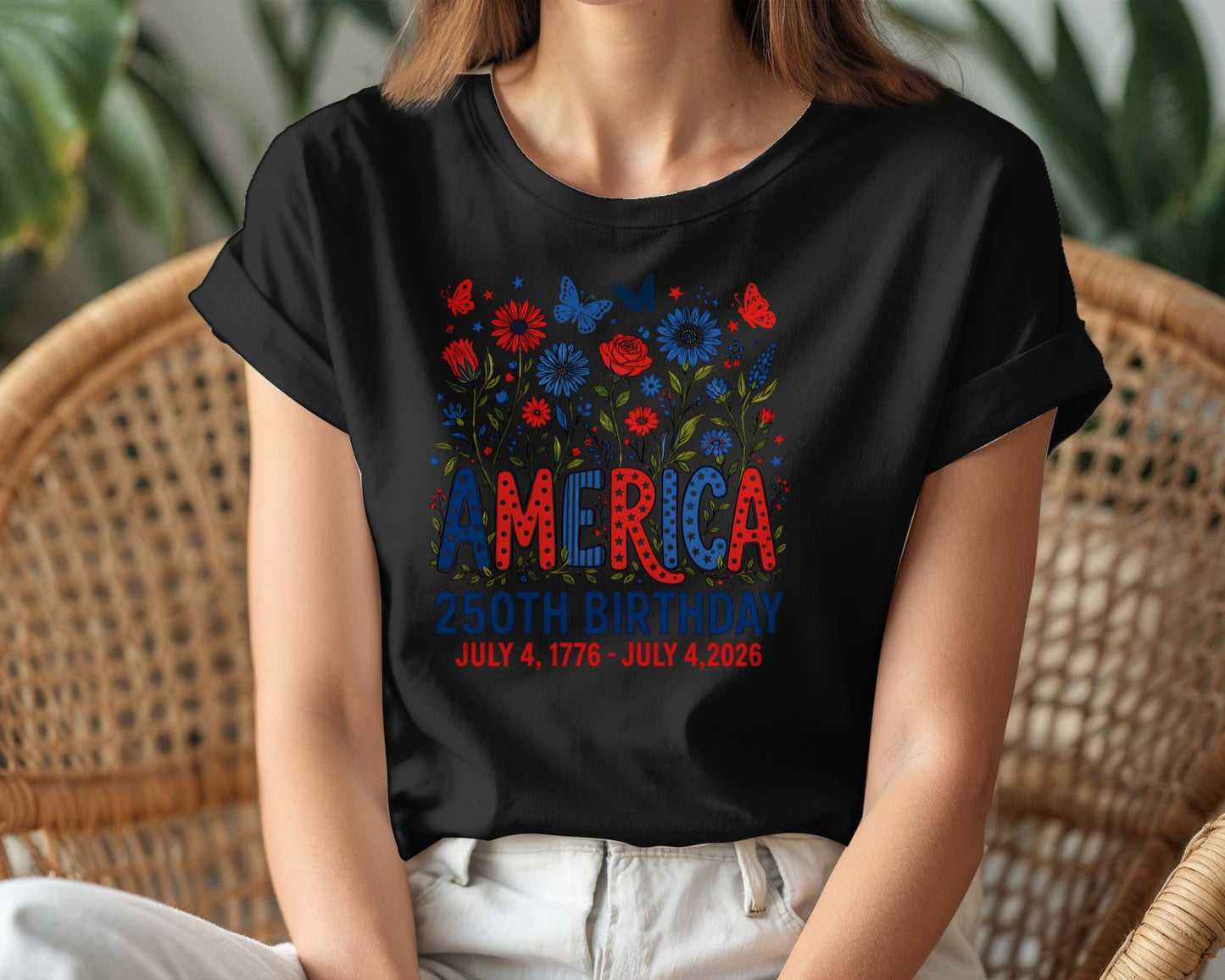 "America 250 Independent Day Graphic T-Shirt"