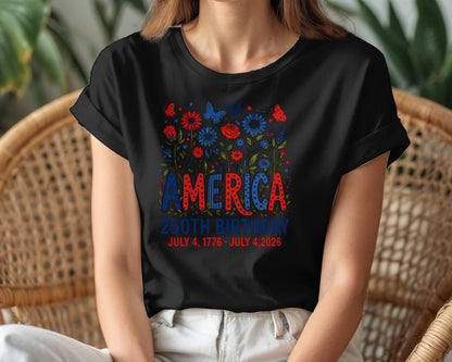 "America 250 Independent Day Graphic T-Shirt"