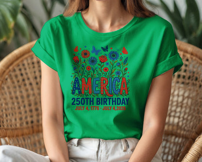 "America 250 Independent Day Graphic T-Shirt"