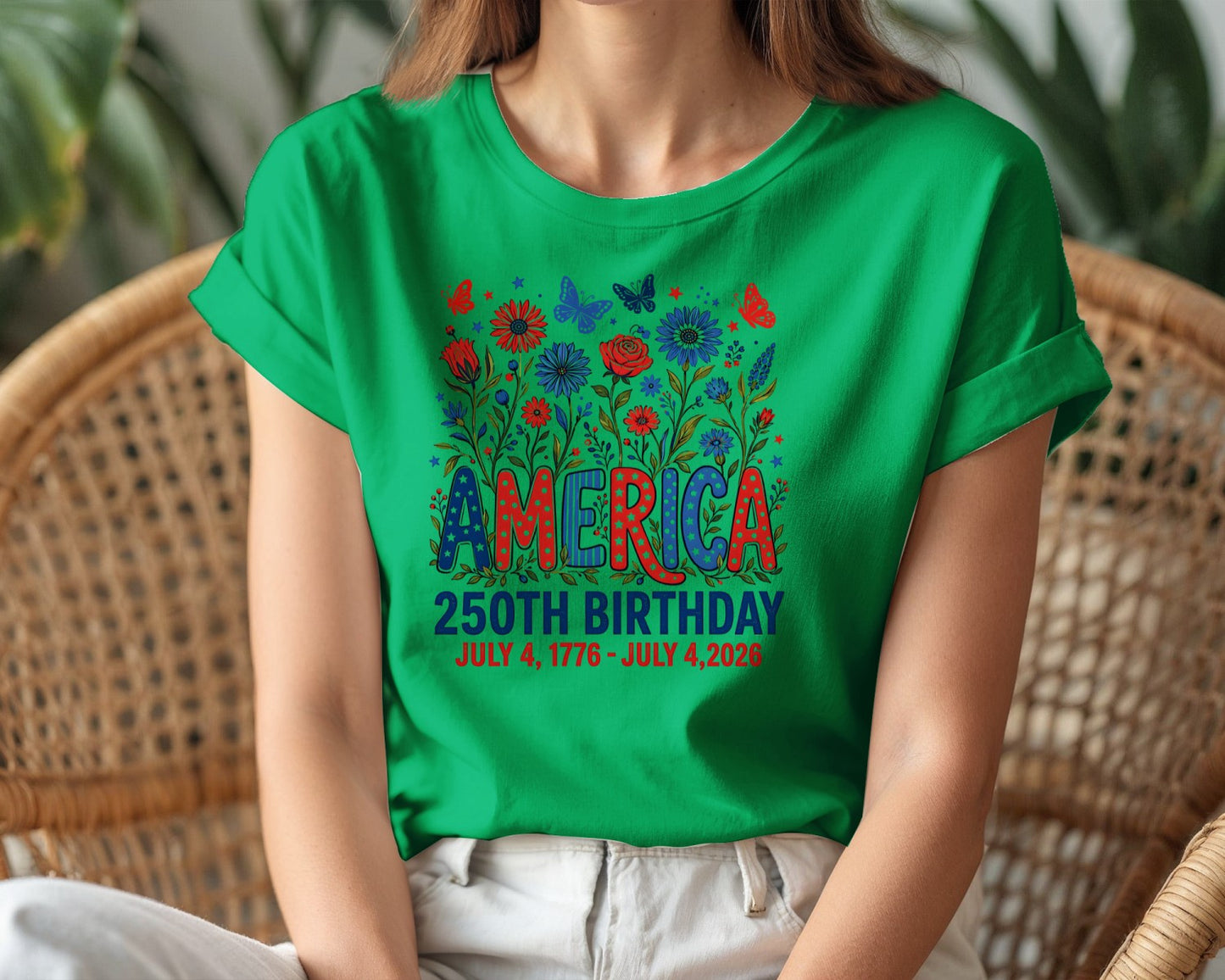 "America 250 Independent Day Graphic T-Shirt"