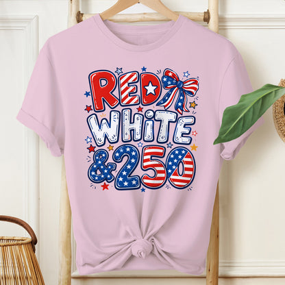 "America 250 Independent Day Graphic T-Shirt" veya "Freedom 250 Unisex Tee"