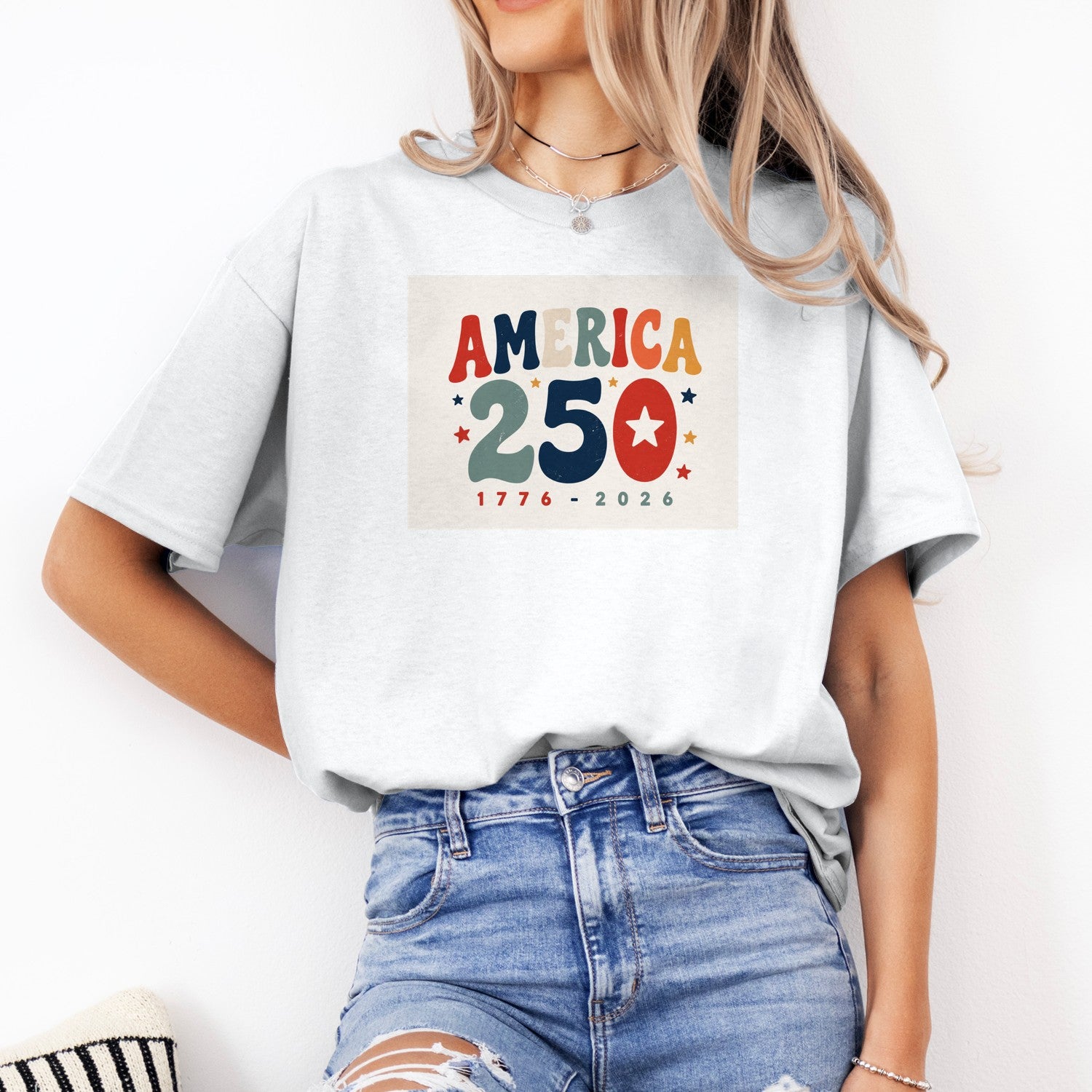Main product image for America 250 Women's Eagle Freedom Shirt – 1776–2026