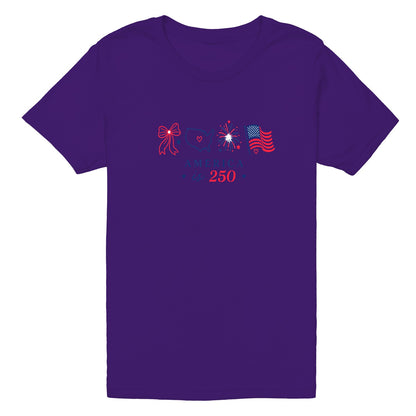 "America 250 Independent Day Graphic T-Shirt" veya "Freedom 250 Unisex Tee"