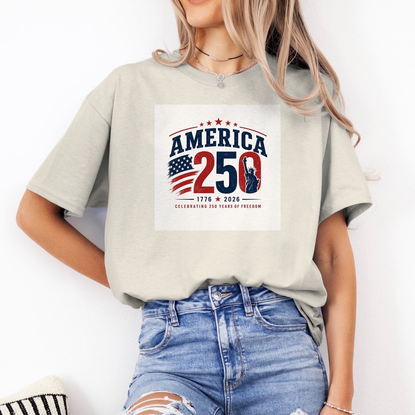 America 250 Women's Eagle Freedom T-Shirt – 1776–2026