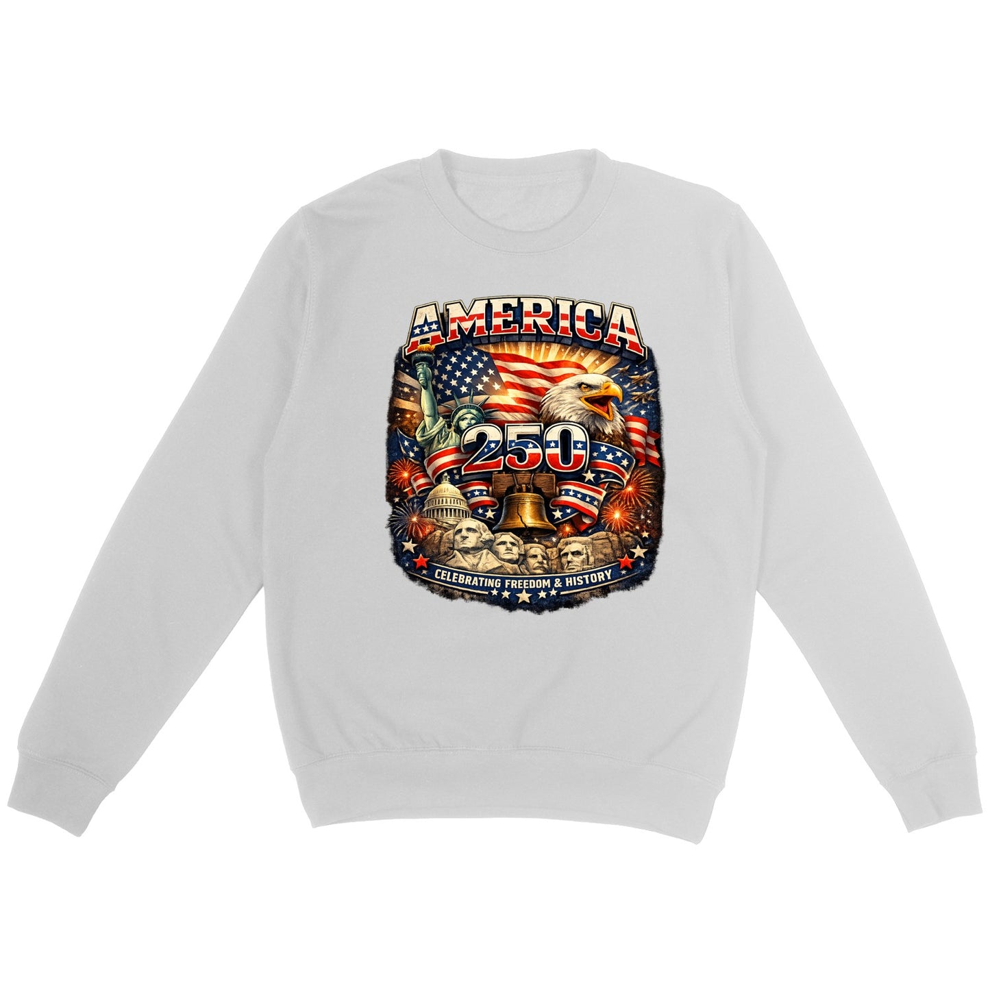 America 250 Patriotic Eagle Tee – 250 Years of America