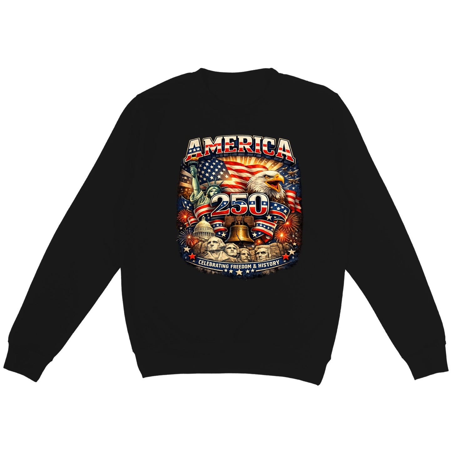 America 250 Patriotic Eagle Tee – 250 Years of America