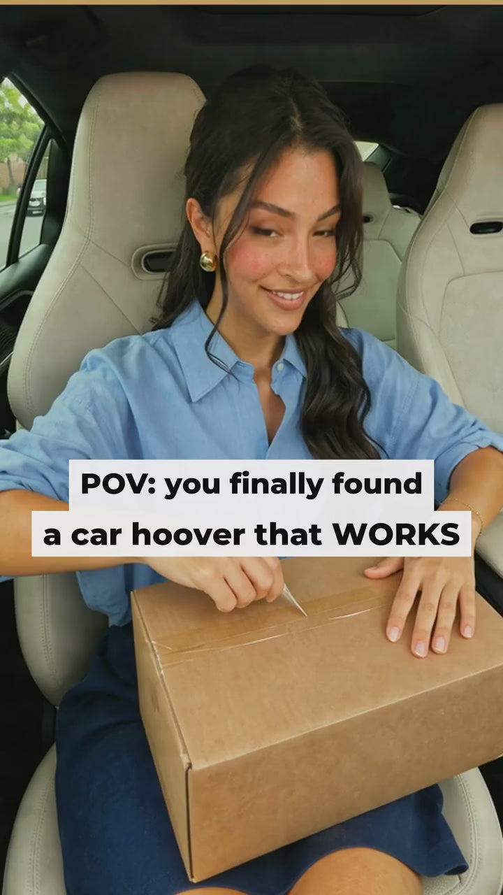 Classic cordless car hoover – unboxing and features